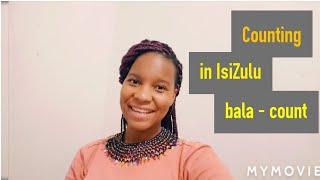 IsiZulu- Counting from 1 to 10