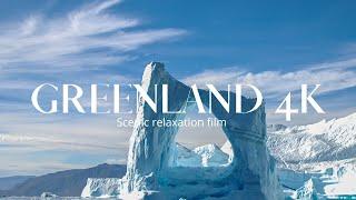 GREENLAND 4K Ultra HD 60fps HDR  Scenic Relaxation Film with Calming music for stress relief