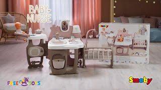 Великий iгровий центр Бебi Ньорс Smoby арт. 220376  Baby Nurse GRANDE MAISON DES BEBES