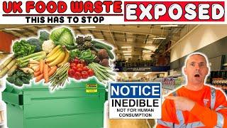 UK FOOD WASTE EXPOSED IS IT REALLY INEDIBLE? DUMPSTER DIVING ICELAND TESCO PLUS MORE.