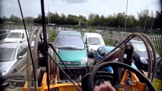 Loaders In Action - JCB 417 wheel loader at Copart car yard