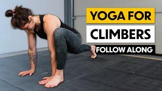 8 Minute Yoga Routine - For Climbing Warm Ups and Cool Downs