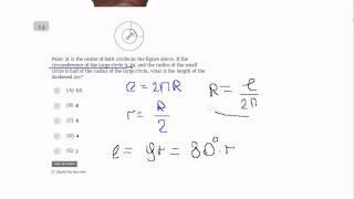 SAT practice test. Circumference and circles .14.