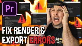 How To Fix Adobe Premiere Render and Export Errors 2023