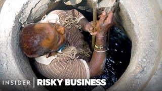 How Sewer Diving Became One Of The Most Dangerous Jobs In India and Pakistan  Risky Business