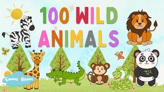 Wild Animals  Learn wild animals names in English  Kids vocabulary  English Educational Video