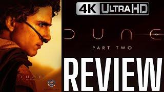 DUNE PART 2 A MASTERPIECE OF AUDIO AND CINEMATOGRAPHY  4K HDR REVIEW