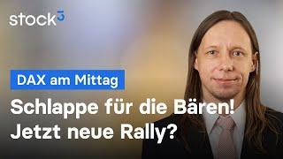 Die Bären scheitern US-Verbraucherpreise im Fokus DAX-Analyse am Mittag