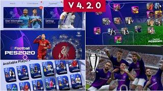 New Pes 20 Mobile UCL Mod Patch V4.2.0 Qt_PLM officially  Fully customized Androidios