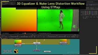 3DEqualizer & Nuke Lens Distortion Workflow Using STMap  Export Distortion Data From 3DE To Nuke