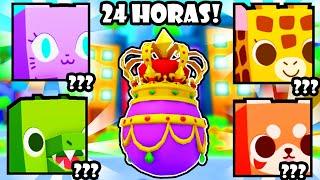 ¿Cuantas HUGES Me Salen ABRIENDO HUEVOS Durante 24 HORAS? Pet Simulator 99