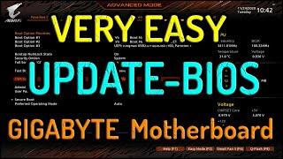 Gigabyte Motherboard 2022  Easy Method BIOS Update  B550 Aorus PRO AC  Tech MK