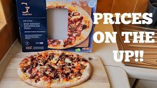 ALDI PRICES going through the ROOF New BEER INFUSED BEEF BRISKET pizza review