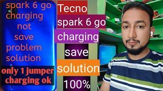 Tecno spark 6 go charging save solution Tecno KE5