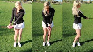 Easy Chipping Tutorial  Being Basic with Paige Beginner Golf Series