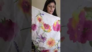 Pure Linen Suit Fabric  Linen Dupatta  Beautiful print dupatta  A2 Fashion By shally gola