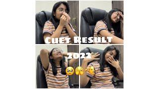 CUET RESULT 2022Reacting to my result🫡reaction video