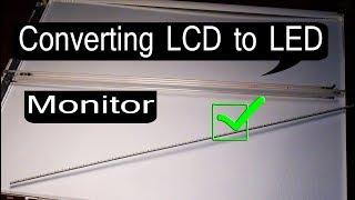 How to convert LCD monitor to LED monitor.#Pro Hack