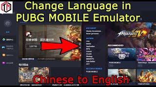 Hindi- How to change Language to English in PUBG Mobile Emulator - Gameloop  Mr.Tricks Master