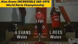 Alan Evans INCREDIBLE 180- 1978 World Darts Championship