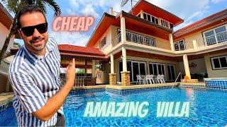 AMAZING CHEAP VILLA IN PATTAYA BEST PLACE FOR PARTY  BEACH VILLA  BIG HOUSE NEAR THE BEACH 