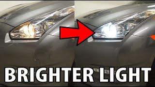 GTR Headlights are much brighter now with Auxito LEDs