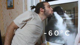 What happens if you open the window at  -60°C-76°F  Yakutia Russia