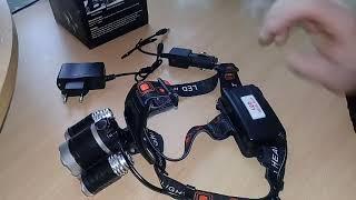 Налобный фонарь High Power Headlamp 3xT6