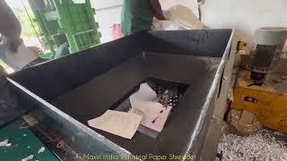 Industrial paper shredder Paper shredder #Paper #shredding #machine Note books shredding Machine