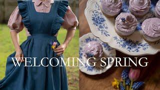 Welcoming spring  Cozy Cottagecore Day Living room makeover & Weekend Hobbies