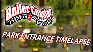 RollerCoaster Tycoon 3 Complete Edition Timelapse #1 - Entrance Area