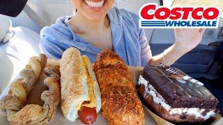 ASMR EATING COSTCO CAR MUKBANG CHEESE HOTDOG  RANCH REAL Eating Sound Whispering 먹방 TWILIGHT