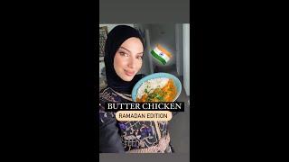 I cooked the most delicious BUTTER CHICKEN #youtubepartner #baraabolat #shorts