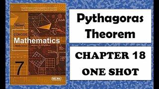 ICSE Class 7  Pythagoras Theorem  Chapter 18  Selina  Concise Mathematics 