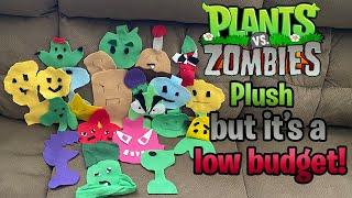 Plants vs Zombies Plush but its a low budget