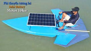 Chế thuyền tương lai năng lượng Mặt Trời  Build a boat of the future with solar energy