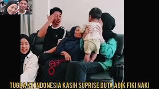 TUGBA KE INDONESIA KASIH SURPRISE DUTA DELIMA ADIK FIKI NAKI #ometvinternasial #ometv #ometvrusia