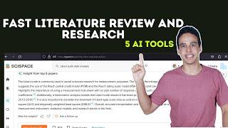 Top Five AI Tools for Fast Literature Review