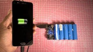 How to Make a Qualcomm Quick Charge 3.0 Power Bank from Scrap Laptop Battery - DIY