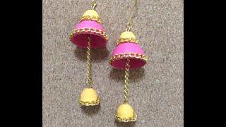 Quilling Earrings Antique quilling jhumkas quilling jewellery