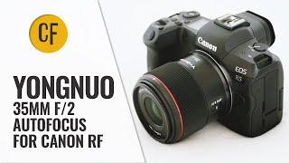 Yongnuo 35mm f2 R DF DSM lens review Canon RF version