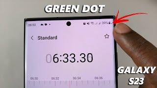 Green Dot In Status Bar On Samsung  Android Phones Explained  What It Means