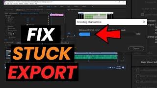 Fix Stuck Export Adobe Premiere Pro  Resolve Freezing Export Issue By Deleting Video Effects