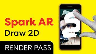 Spark AR Draw with Render Pass Free Spark AR Template