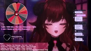 VOD 3DIO ASMR  18+ Talk - Miaww -  ASMR Sound  Discord Social Throne kofi