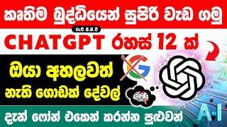 Top 12 Helpful ChatGPT Tips and Tricks for Beginners  Chat GPT Search Tips and Tricks in Sinhala