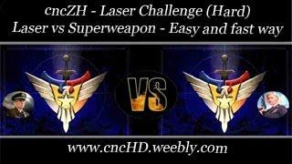 cncZH - Laser vs Superweapon - Easy and fast way to beat her No commentary