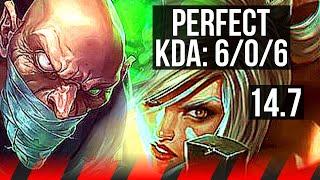 SINGED vs RIVEN TOP  606 Dominating  BR Diamond  14.7