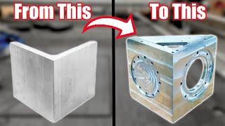 How I Weld and Machine Aluminum Parts Like This from Start to Finish. #090