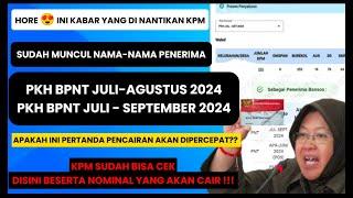 Selamat NAMA DAN NOMINAL PKH BPNT JULI AGUSTUS DAN JULI SEPTEMBER LEWAT KKS PT POS SUDAH MUNCUL